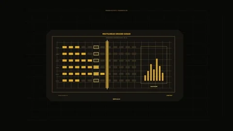 Border Activity Ground Sonar HUD Seamless Loop Stock Footage 342202276