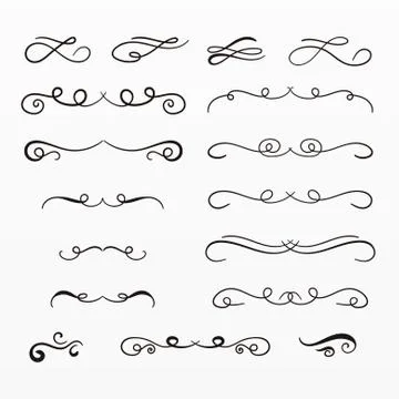 Border and frame collection set Stock Illustration