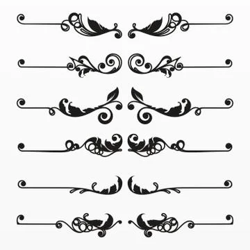 Border and frame collection set Stock Illustration