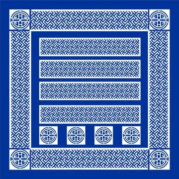 Border arch Laser cut cnc panel design for metal, wooden room divider. イラスト素材