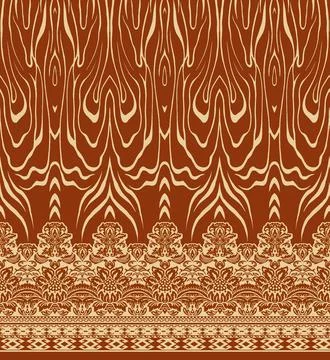 Border art work textile border design traditional border design ornamental .. Stock-Illustration