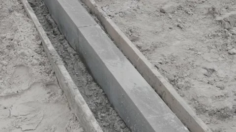 The border is being built Stock Footage 132494433