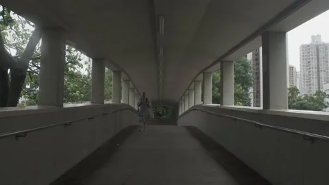 The border between Hong Kong and Shenzhen Stock Footage 199921990