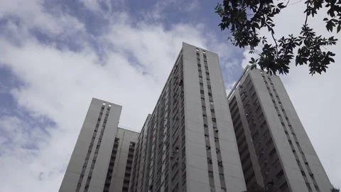 The border between Hong Kong and Shenzhen Stock Footage 199924834