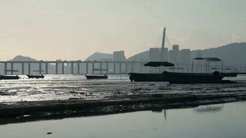 The border between Hong Kong and Shenzhen Stock Footage 199992530