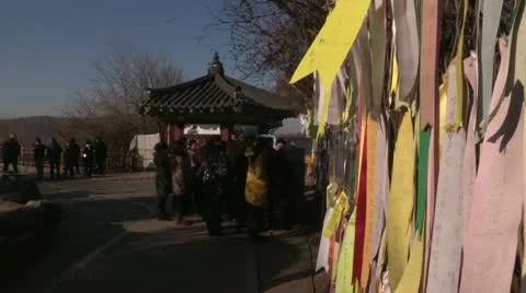 Border between south and north Korea (DMZ) Video stock 10574683