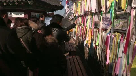 Border between south and north Korea (DMZ) Video stock 10574733