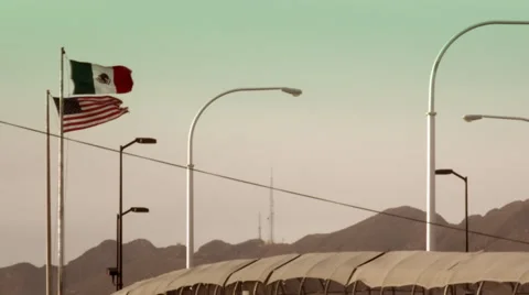 BORDER BRIDGE TWO Video stock 50605994