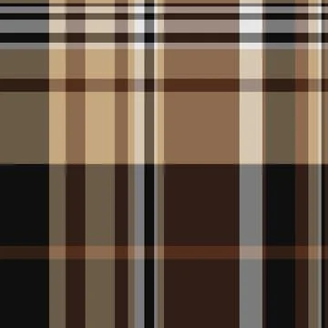 Border check fabric pattern, indoor textile vector plaid. Harvest tartan te.. Stock Illustration