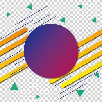 Border cilcular borders shape ellipse Illustrazione stock