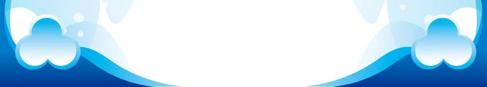 Border with cloud design 스톡 일러스트