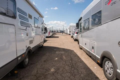 Border control between Spain and Portugal becuase of the COVID19. Stock-Fotos