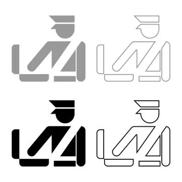 Border control concept Customs officer check baggage Detailed luggage control Stock Illustration