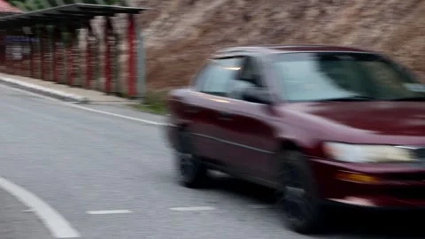The border crossing between Malaysia and Thailand Stock Footage 272613915