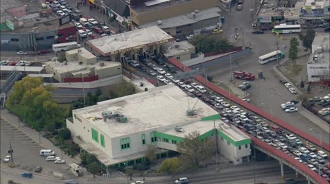 Border Crossing Stock Footage 39888306