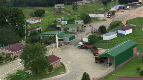 Border Crossing At Sandlane Stock Footage 65434148