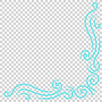 Border decorative ornament Foto stock