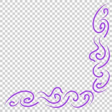 Border decorative ornament Foto stock
