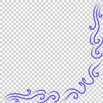 Border decorative ornament Stock Photos