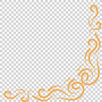 Border decorative ornament Stock Photos
