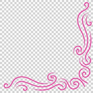 Border decorative ornament Stock Photos