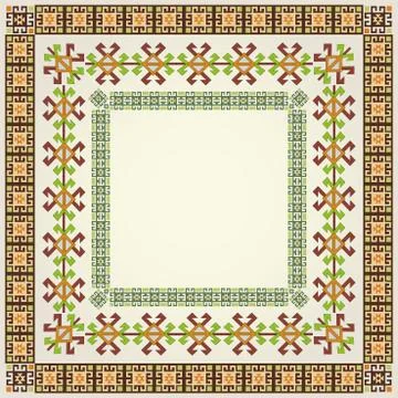Border design Stock Illustration