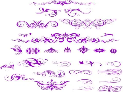 Border design Laser cut cnc panel design for metal, wooden room divider. Stock Illustration