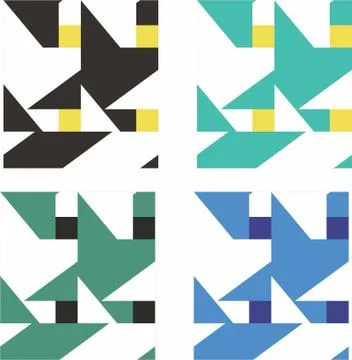 Border design pattern Stock Illustration