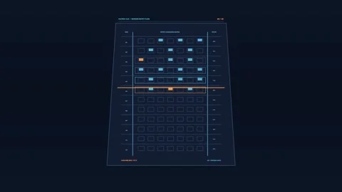 Border Entry Flow Dashboard Seamless Loop Stock Footage 342212686