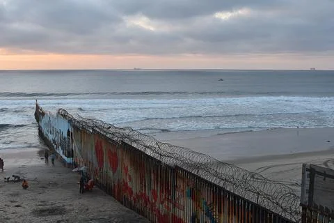 Border fence  Stock Photos