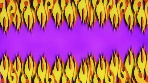Border flames background video Video stock 75968440