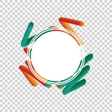 Border fluid liquid borders shape Illustrazione stock