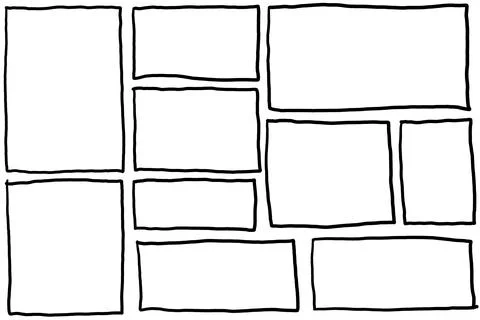 Border frame. Black dirty scribble Stock Illustration