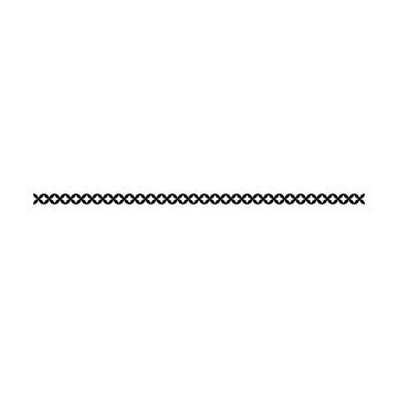 Border frame icon, divider horizontal line vector shape icon for decorative.. Stock Illustration