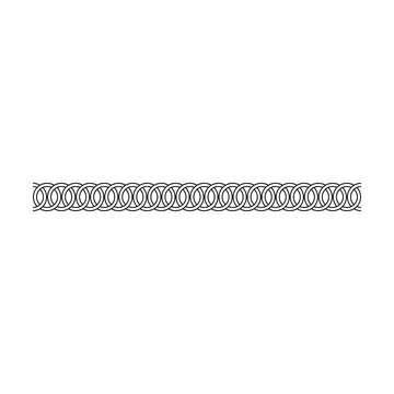 Border frame icon, divider horizontal line vector shape icon for decorative.. Stockillustratie