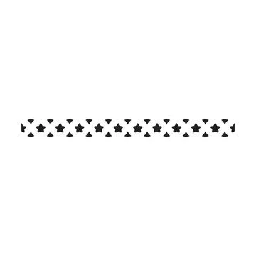 Border frame icon, divider horizontal line vector shape icon for decorative.. Stock Illustration