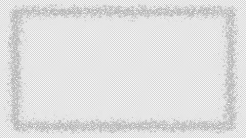 Border Frame Silver Particles Background Stock Footage 283856499