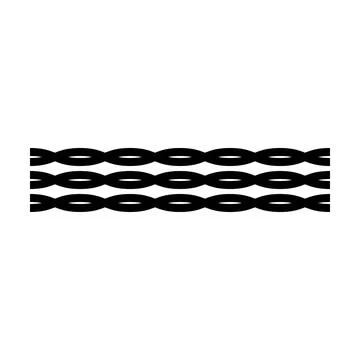 Border frame wavy line divider, geometric shape element, horizontal zigzag .. 库存插图