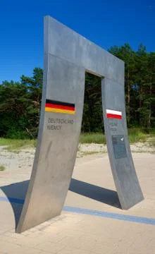 Border germany poland Stock Photos