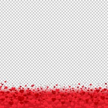 Border With Hearts Stock Illustration