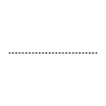 Border icon, divider shape horizontal line vector for decorative vintage do.. Stockillustratie