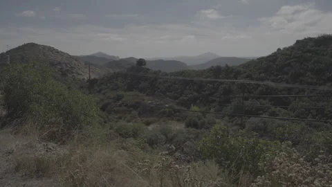 Border Jacumba Mountains Stock Footage 255405211