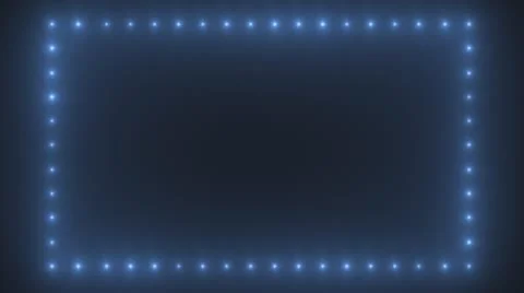 Border of  lights Stock Footage 57254828