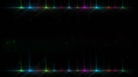 Border of  lights from a stage Vídeo Stock 40511525