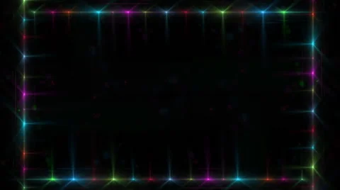 Border of  lights from a stage Stockbeeldmateriaal 40755467