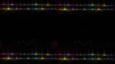Border of  lights from a stage 動画素材 44127597