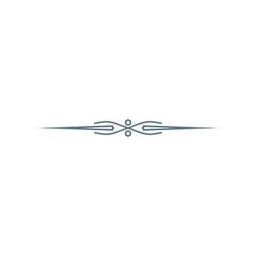 Border, ornament icon design template vector Stock Illustration