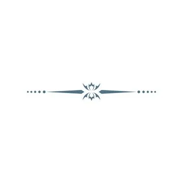 Border, ornament icon design template vector Illustrazione stock