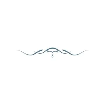 Border, ornament icon design template vector Stock Illustration