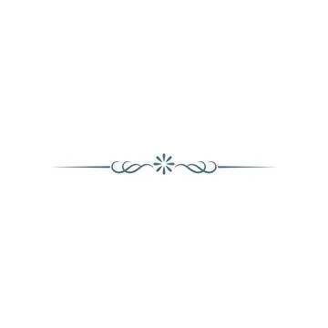 Border, ornament icon design template vector Stock Illustration
